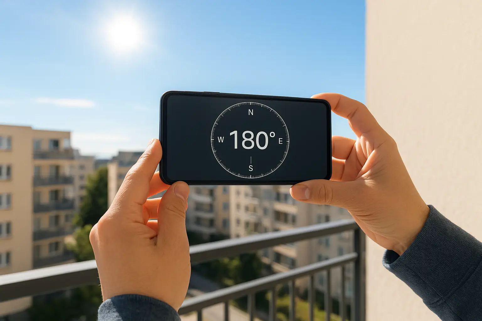 Anleitung Kompass Messung